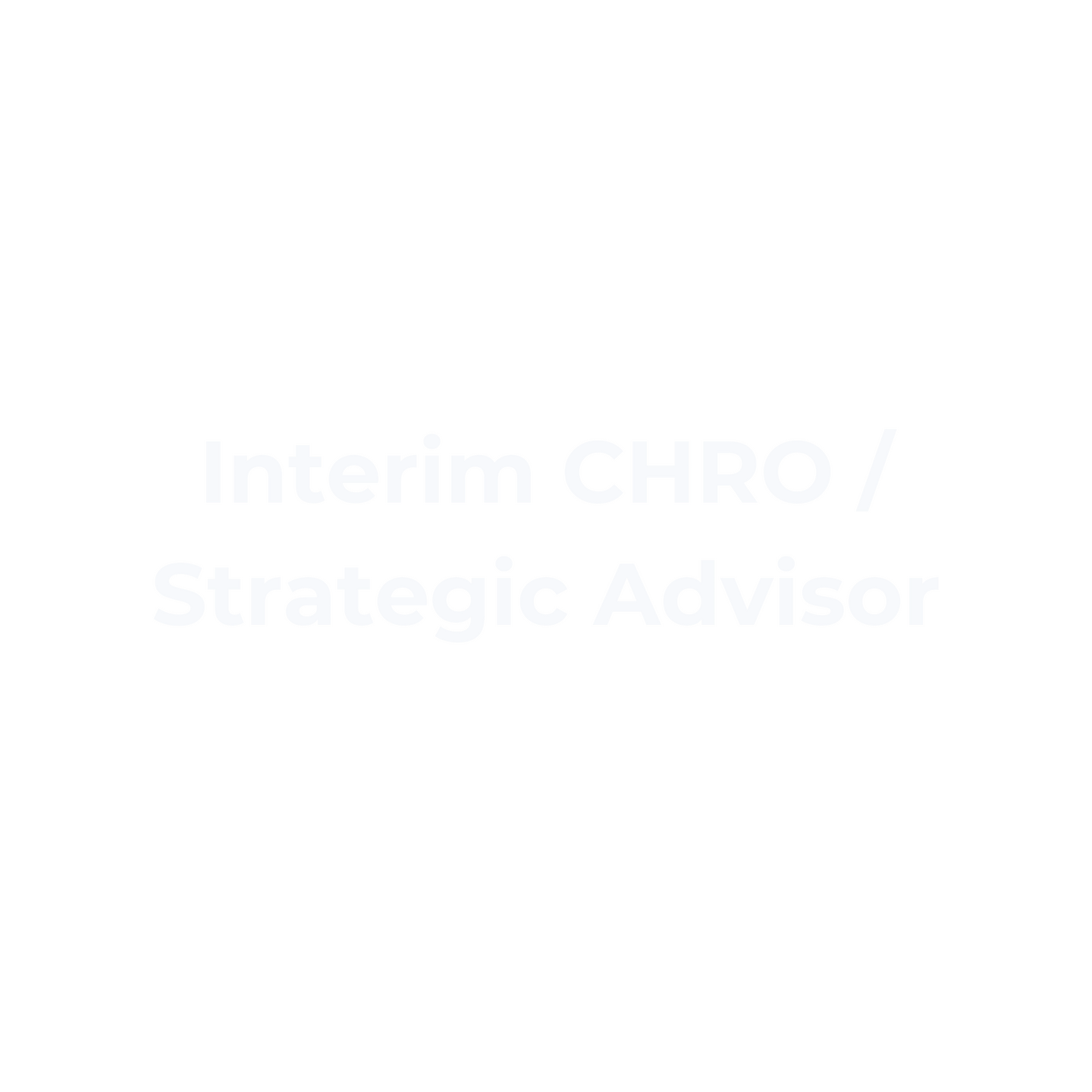 CHRO Services
